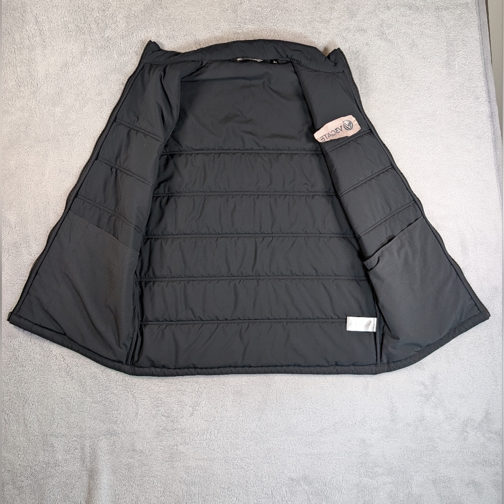 Travis Mathew Vest Mens L Black Full Zip Cold Bay Quilted Golf‎ Embroidered Logo - Picture 6 of 10